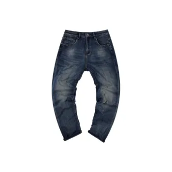 FAIRWHALE Jeans Unisex Autumn And Winter Models Denim Blue