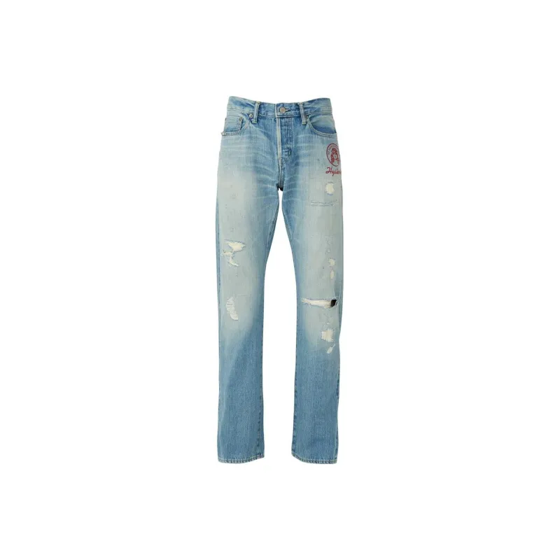 HYSTERIC GLAMOUR Jeans Men Light Indigo-0