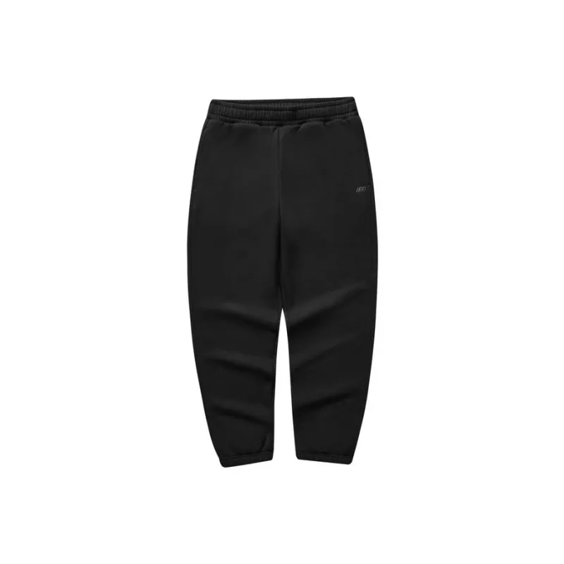 Skechers Colorful Knitted Sweatpants Men's Carbon Black-0