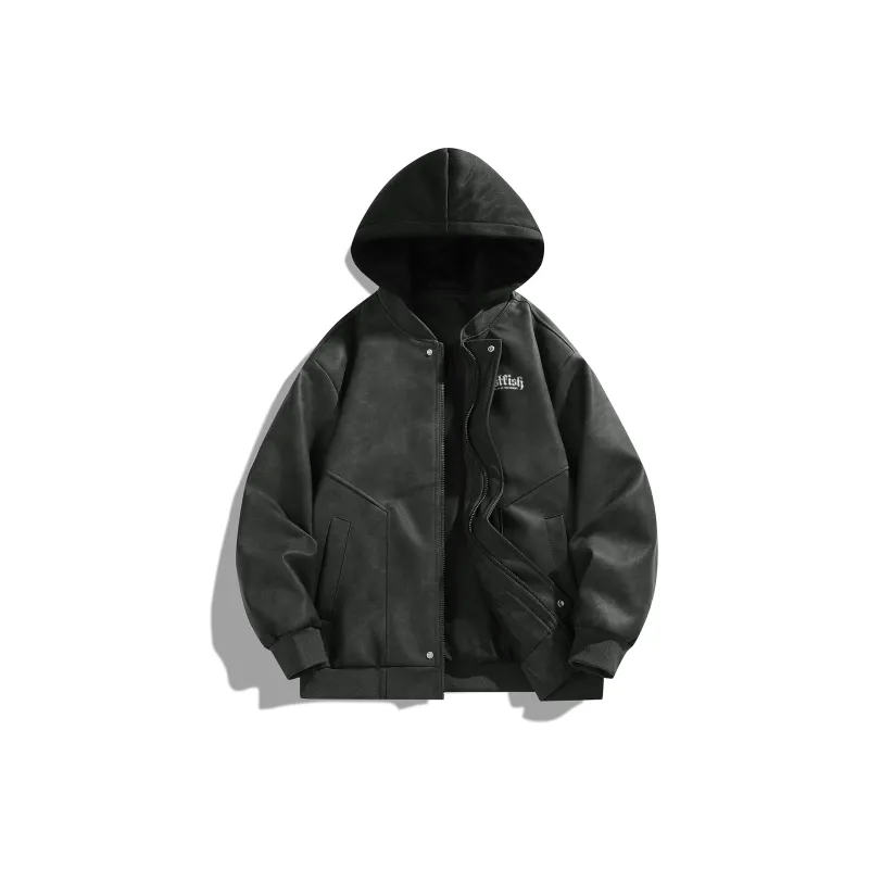 FASTFISH Leather Jackets Unisex-0