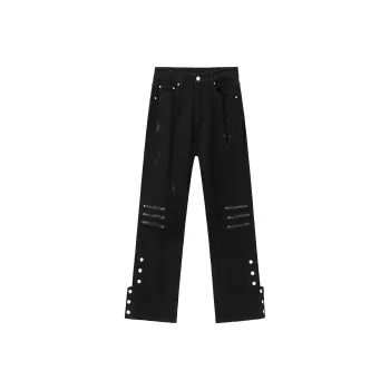 XINYINSU Jeans Unisex Black