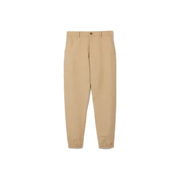 Burberry Knitted Sweatpants Men Soft Yellow Umber