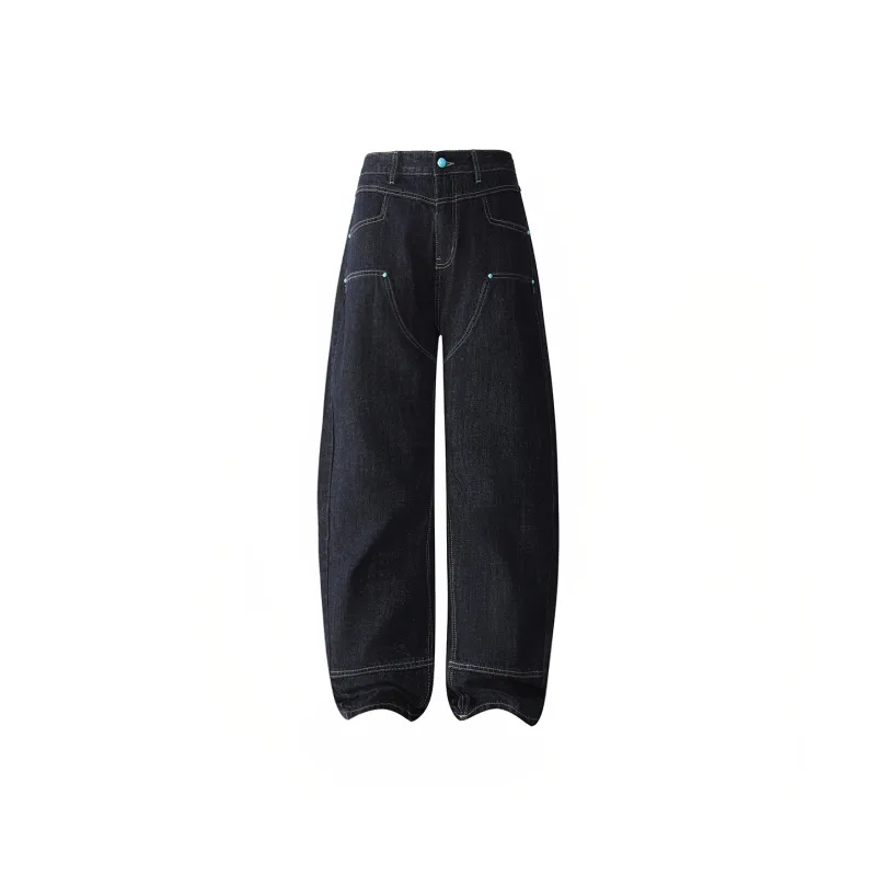 FAKE VINTAGE Jeans Unisex Dark Blue-0