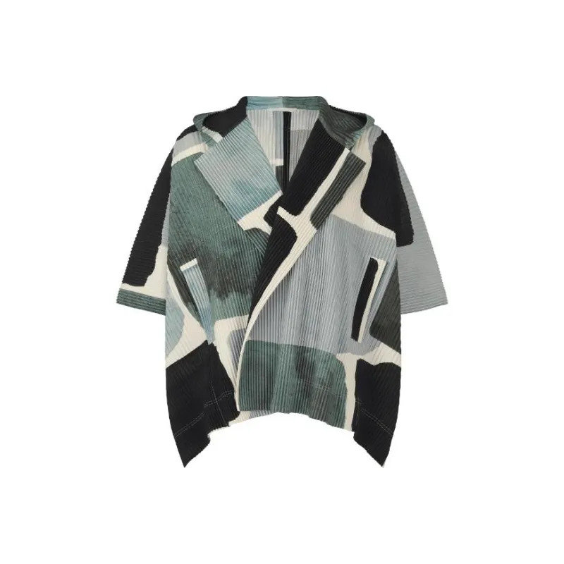 Homme Plissé Issey Miyake Landscape Plissé T shirt-0