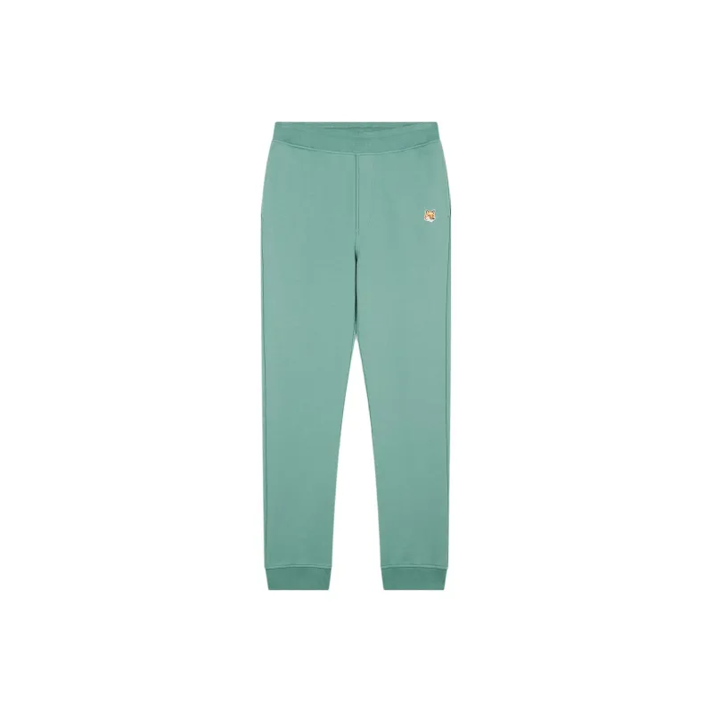 Maison Kitsune Knitted Sweatpants Men Asphalt Gray-0