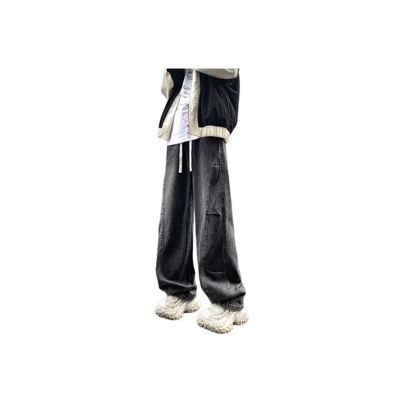 IJRJ Jeans Unisex Distressed Gray-0