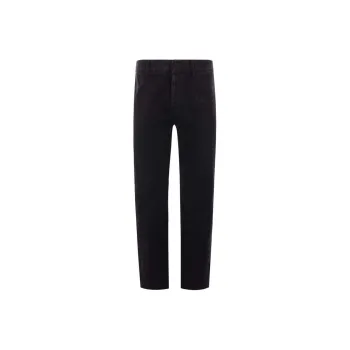 Alexander McQueen Logo Patch Straight Leg Jeans
