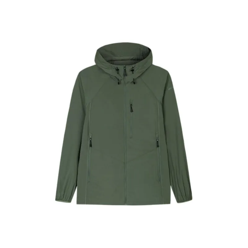 Anta Champion Series Trench Coat Men's Monkey Green-0
