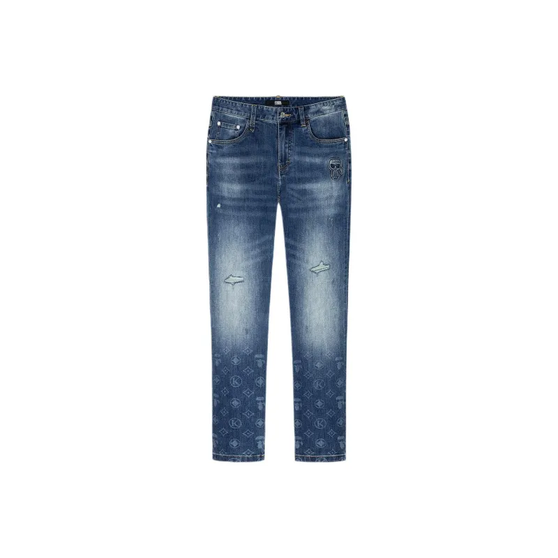 KARL LAGERFELD SS24 Jeans Men's Blue-0