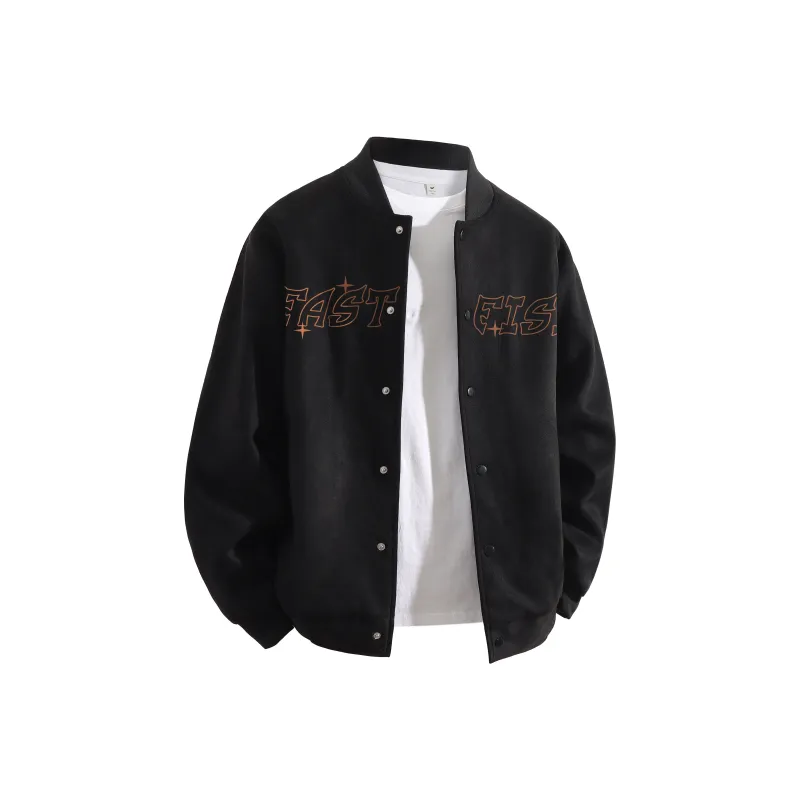 FASTFISH Jackets Coats Unisex Black-0
