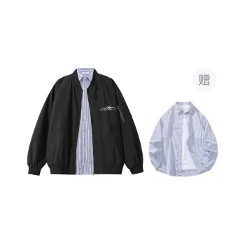 OGEK Jackets Coats Unisex Black
