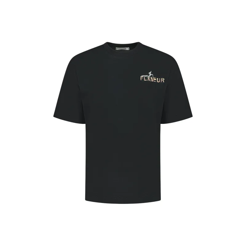 Flaneur Homme T Shirt Men's Black-0