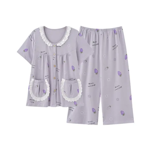 FENTENGCARE Pajama Set Women's Purple