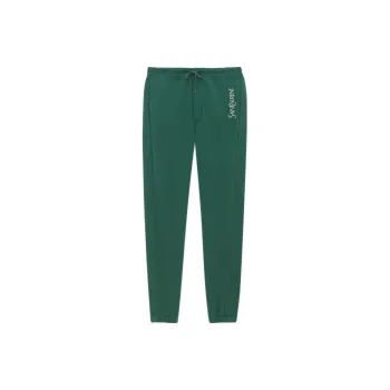 SAINT LAURENT Logo Embroidered Drawstring Sweatpants