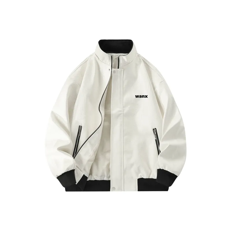 WANX Leather Jackets Unisex-4