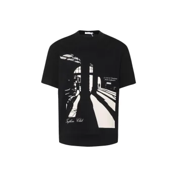 PAINT STAIN T Shirt Unisex Black