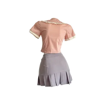 GLEE DIARY Two Piece Skirt Sets Women's