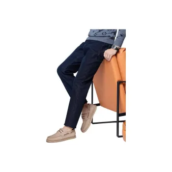 Dance With Wolves Jeans Men's Navy Blue