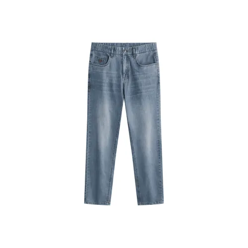 Dance With Wolves Jeans Men's Light Blue