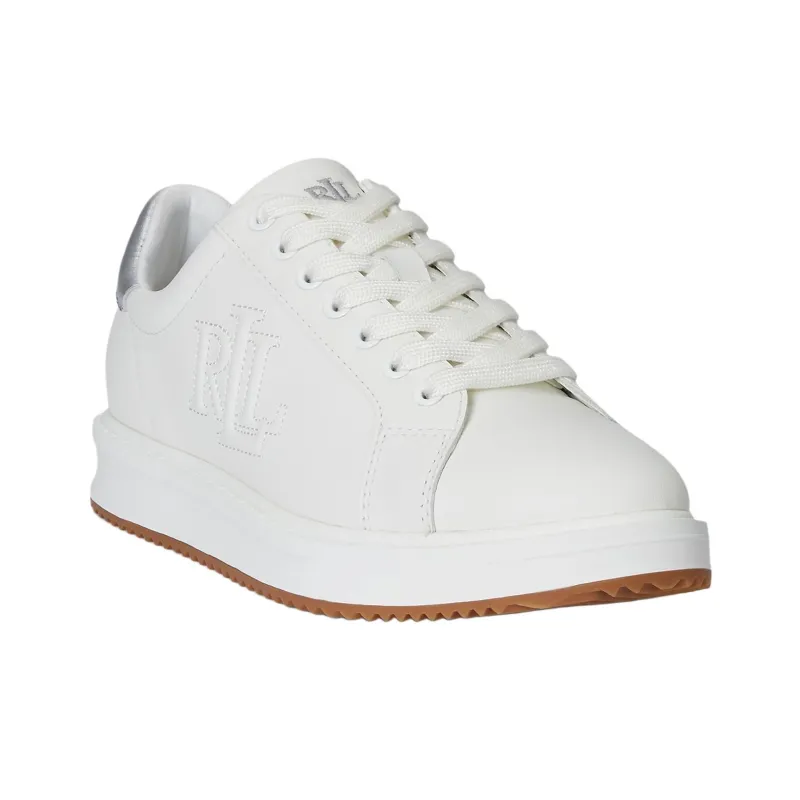 LAUREN RALPH LAUREN Ainsley Low Top Skateboard Shoes Women's White-2