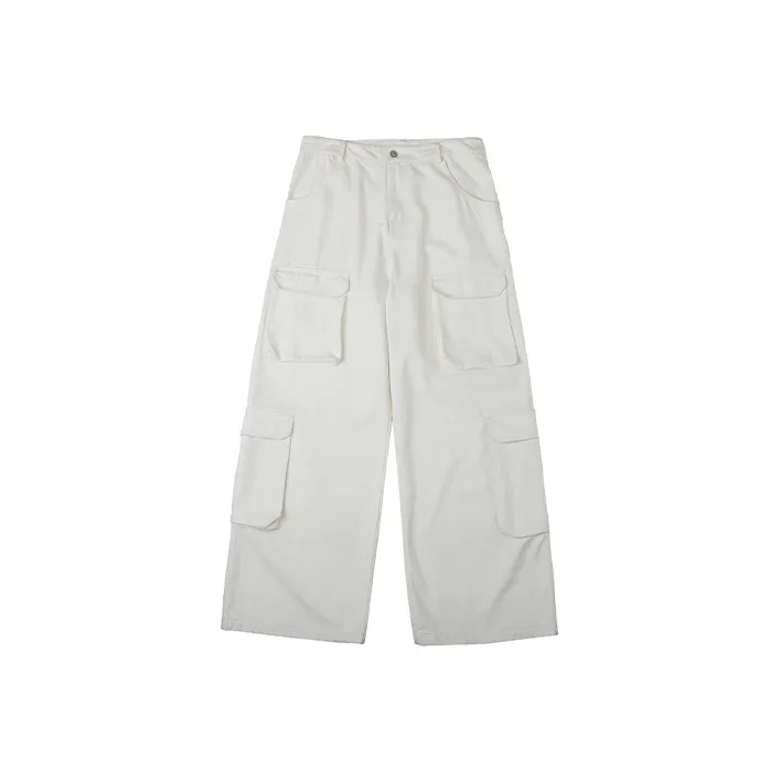 COUNTRY MOMENT Cargo Pants Men's White-0