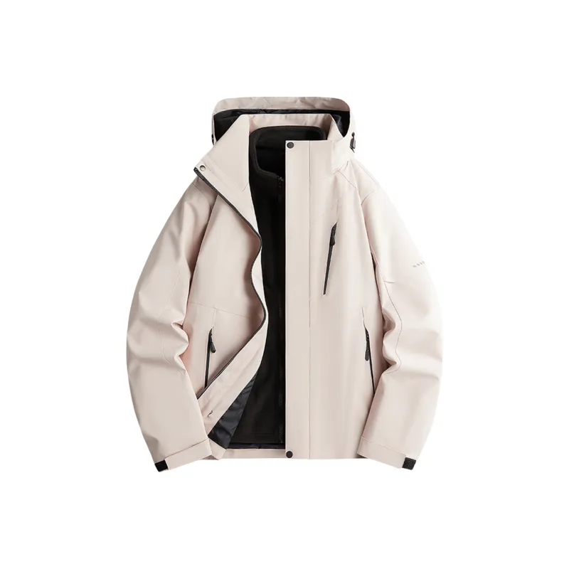 Mulinsen Jackets Coats Unisex Ivory White-Fruit Green-22