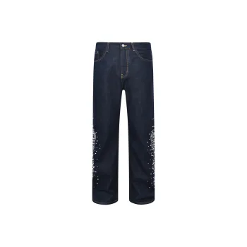 BIRTH OF ROYAL CHILD Jeans Unisex Dark Blue