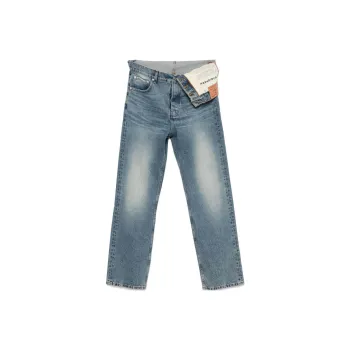 Y/Project Asymmetric Waist Straight Leg Jeans