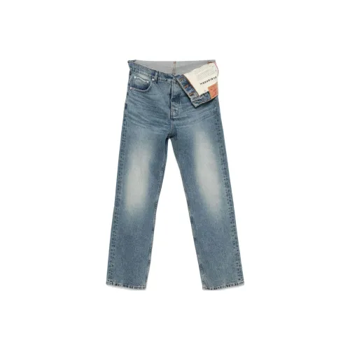 Y/Project Asymmetric Waist Straight Leg Jeans