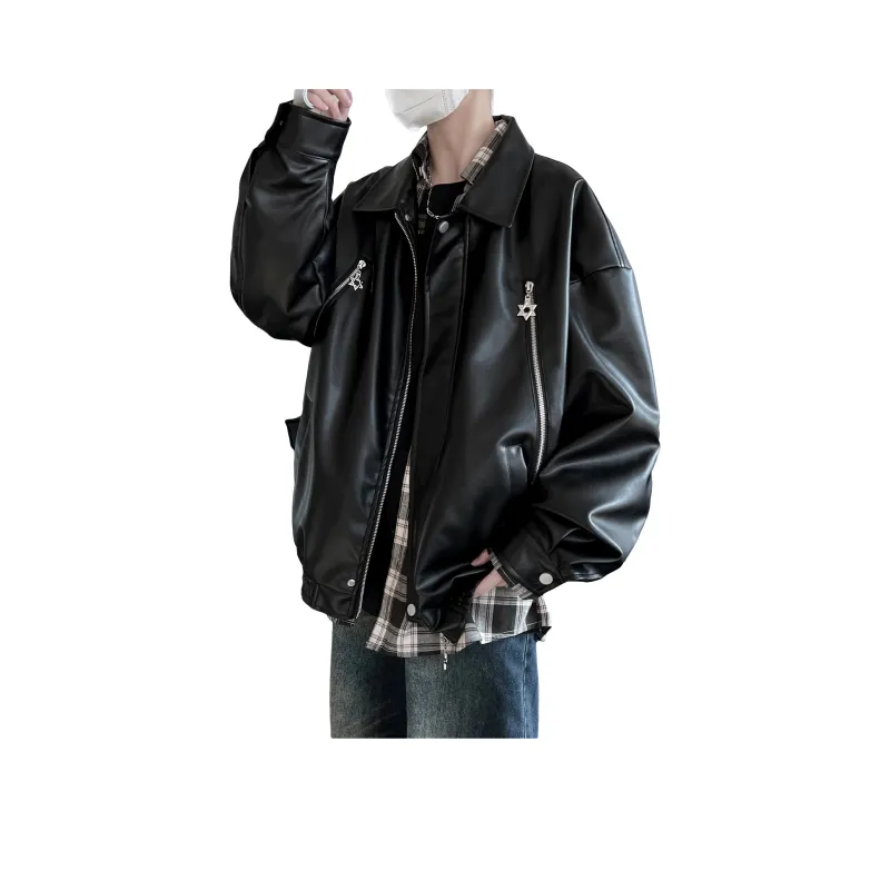 MERRTO Leather Jackets Unisex-0