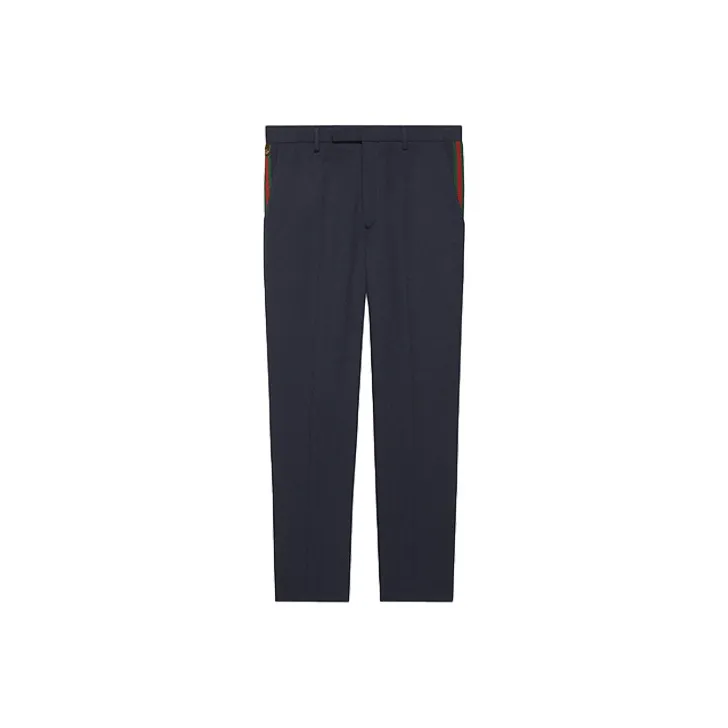 GUCCI Web detail Tailored Trousers-0