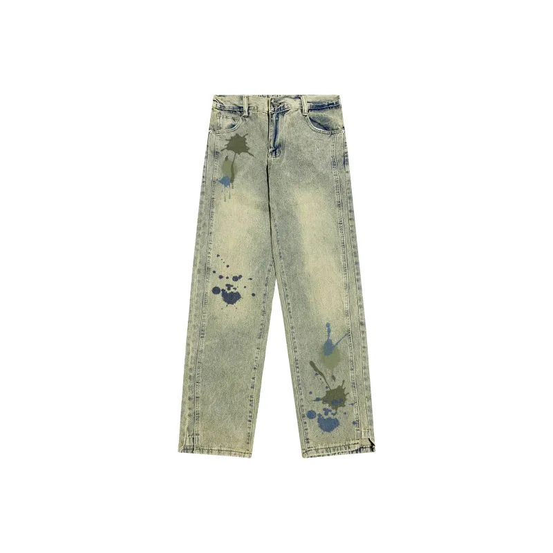 Jaslcs Jeans Unisex Yellow Mud-0