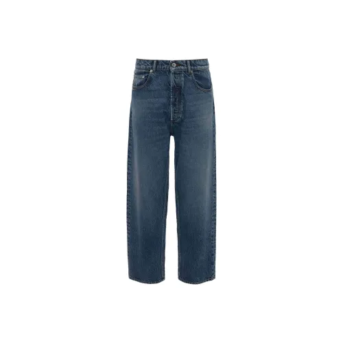 JW Anderson Cropped Straight-leg Denim Trousers