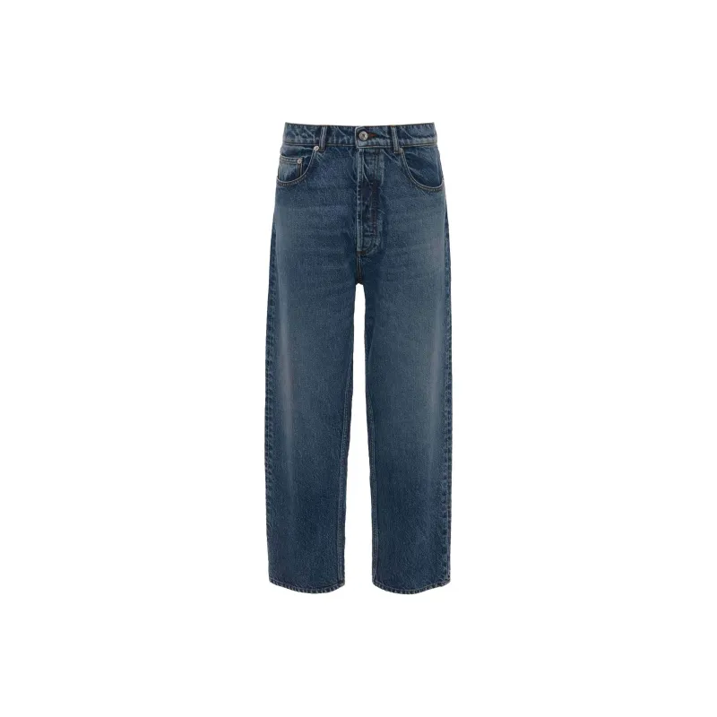 JW Anderson Cropped Straight leg Denim Trousers-0