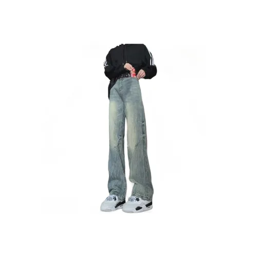 colour-block track pants Blau Blue