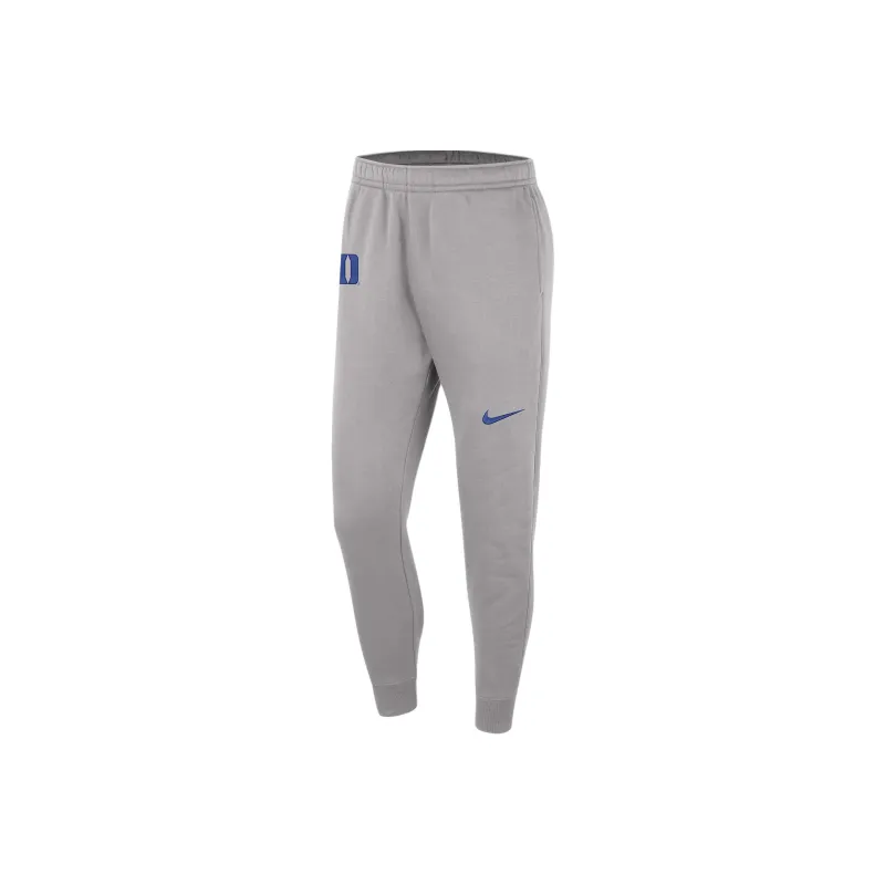 Nike Duke Club Fleece Knitted Sports Pants Men's White Gray-0