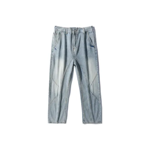FAVEPOP Jeans Unisex Light Blue