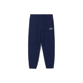 LACOSTE Knitted Sweatpants Unisex Navy Blue