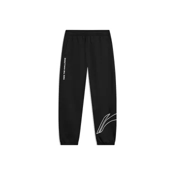 LiNing Sports Lifestyle Collection Sports Fashion Collection Knitted Sweatpants Men's Black