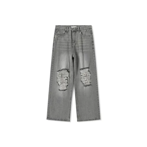 Michael Rock Jeans Unisex Gray