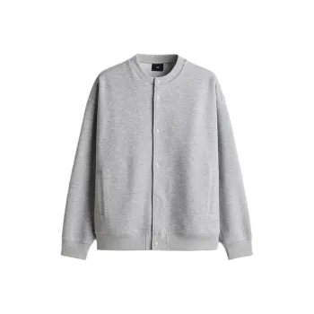 H&M Jackets Coats Men's Mixed Gray