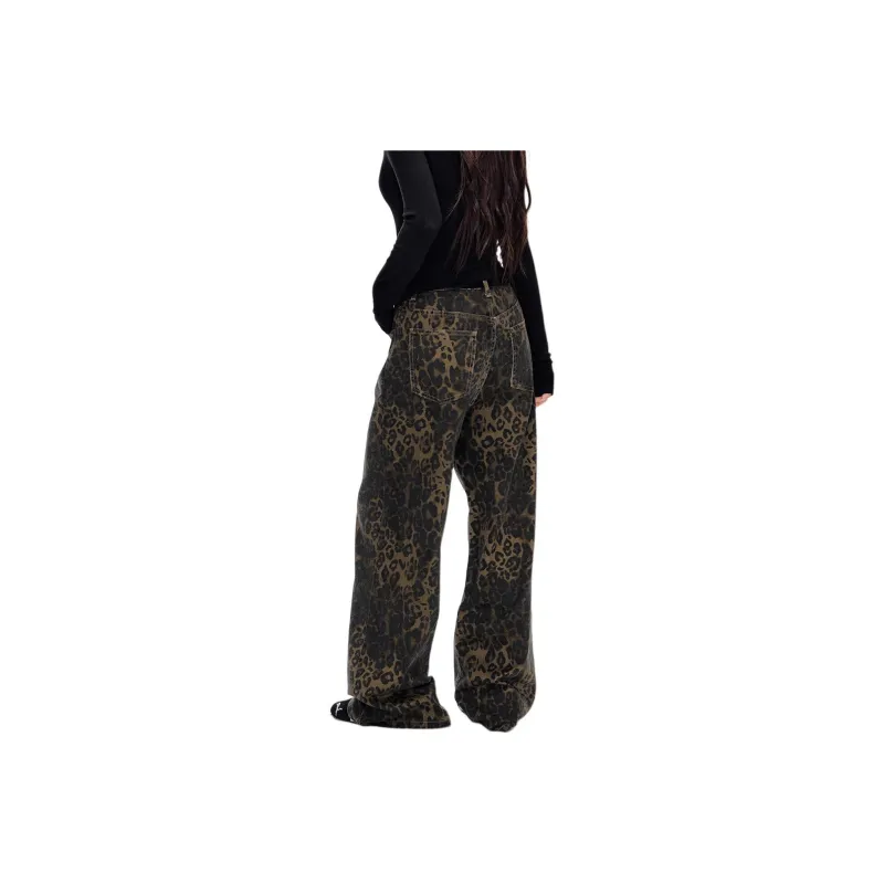 RAMPAGE Jeans Unisex Leopard Print-4