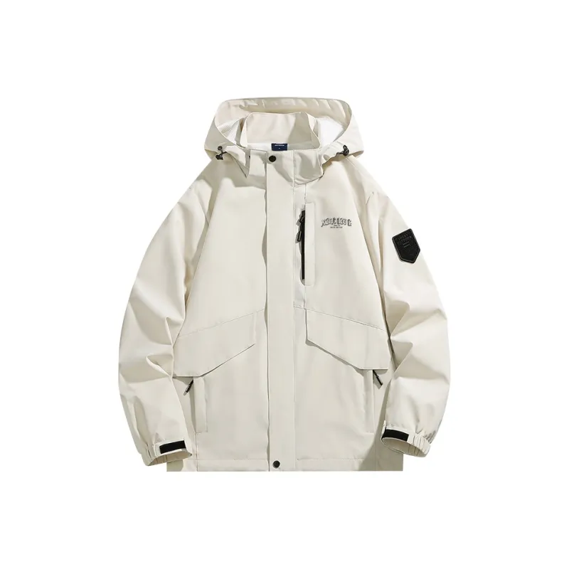 XIDELONG Jackets Coats Unisex Black-4