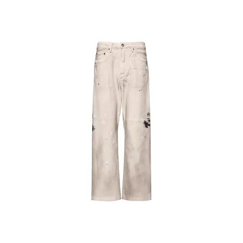 GTRG Jeans Unisex Dirty White
