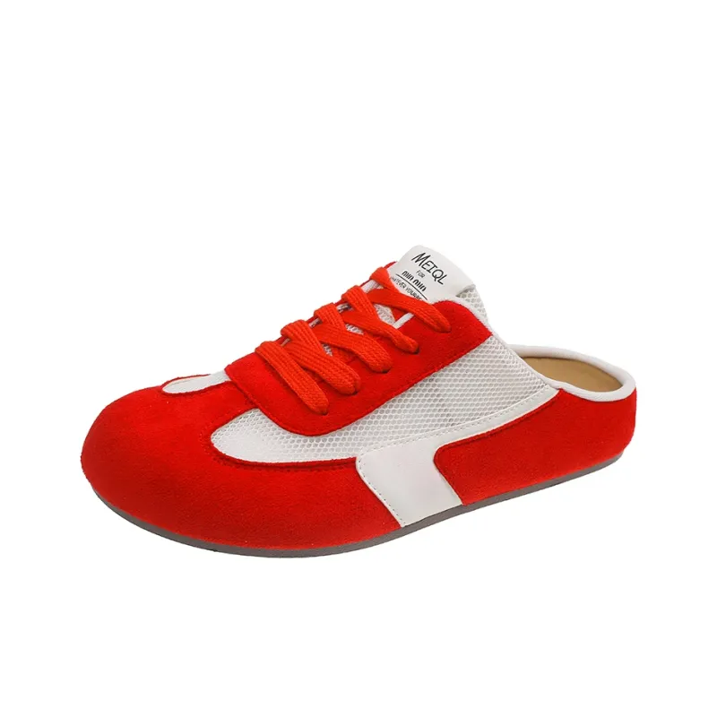 Alxnan Rubber Sole Quiet Closed Toe Slippers Women's-38