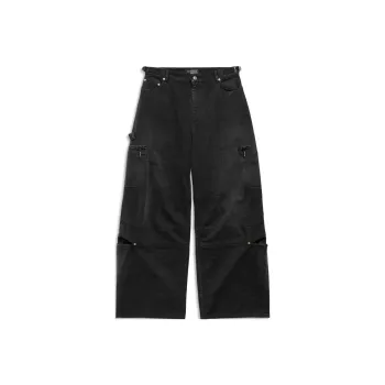 Balenciaga Jeans Loose Fit Men's Black