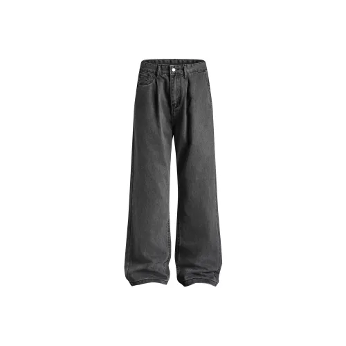98SQUID Jeans Unisex White Black