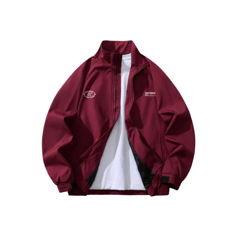 TITH Jackets Coats Unisex Burgundy-0