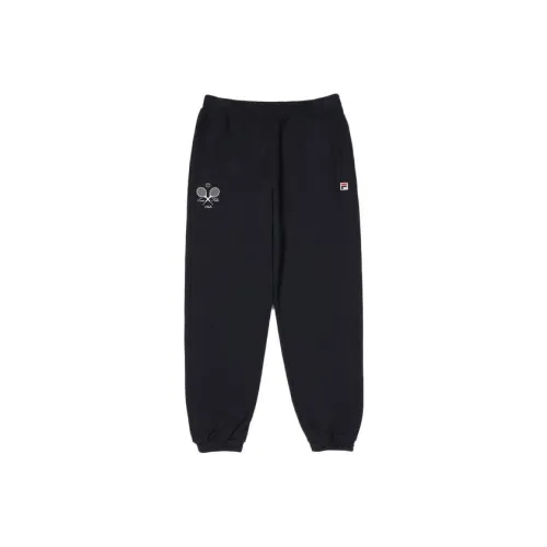 FILA Knitted Sweatpants Unisex Black