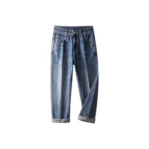 FAIRWHALE Jeans Unisex Denim Blue